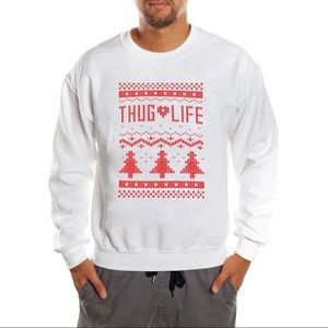Thug Life Ugly Xmas Crewneck Sweater